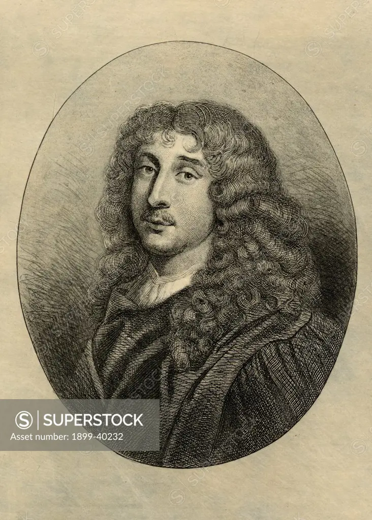 Duc de la Rochefoucauld, Francois Rochefoucauld, 1613-1680. Francois VI, also called le Prince de Marcillac. French classical author. Photo-etching from a rare old print. From the book ' Lady Jackson's Works Old Paris I, It's Court and Literary Salons' Published London 1899.