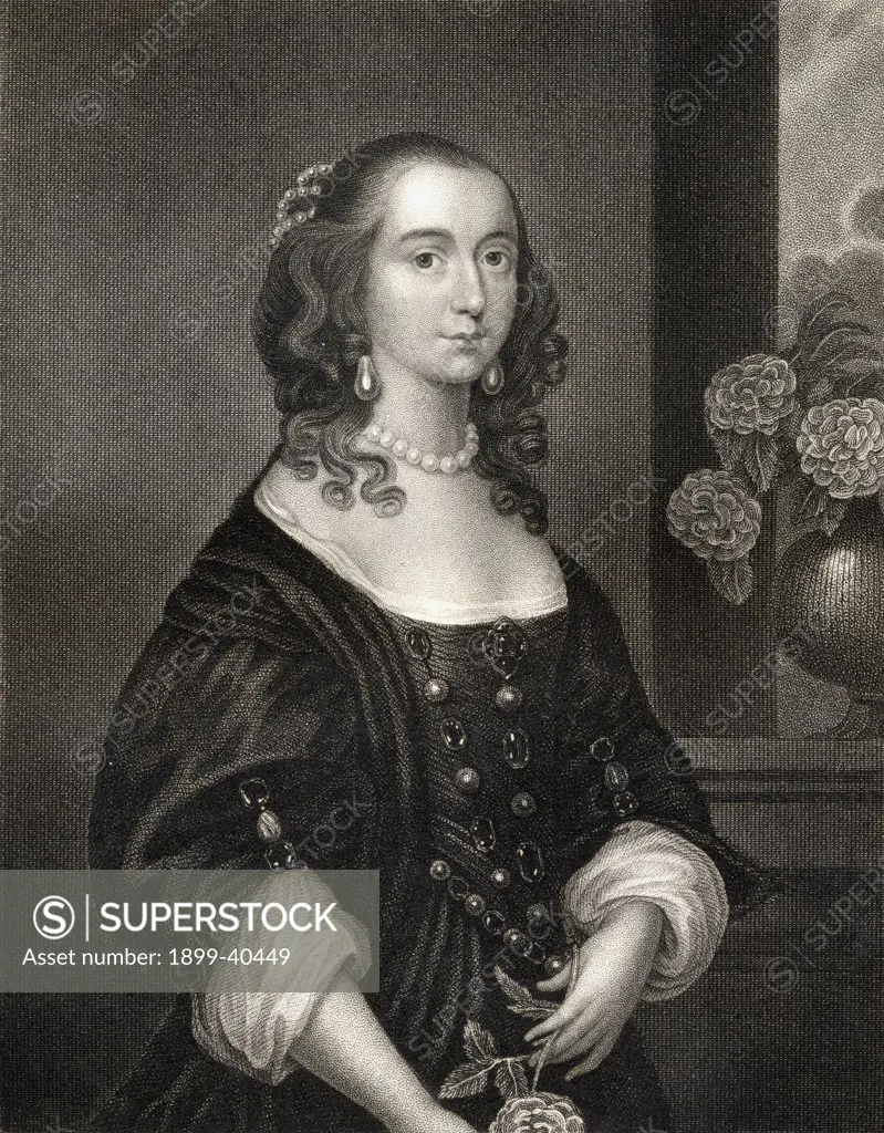 Anne Clifford, Countess of Pembroke,Dorset and Montgomery, 1590-1676. English landowner. From the book 'Lodge's British Portraits' published London 1823.