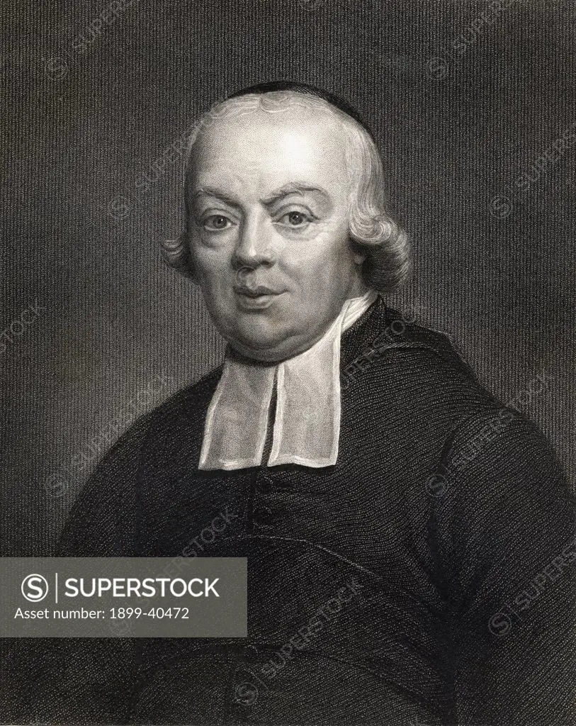 Charles Michel De L'Epee.1712-1789, Abbe De L'Epee. A philanthropic priest and inventor of the sign alphabet for the instruction of the deaf and dumb. From the book 'Gallery of Portraits' published London 1833.