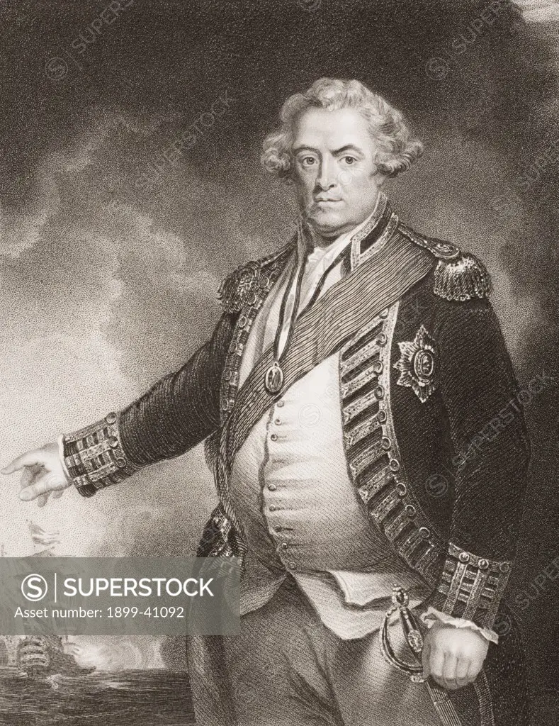 Adam Duncan, 1st .Viscount Duncan. 1731-1804 British Admiral Commander-in-Chief in the North Sea, 1795-1801.Engraved by W.T. Mote from the original of Hoppner.From England's Battles by Sea and Land by Lieut Col Williams, The London Printing and Publishing Company circa 1890s