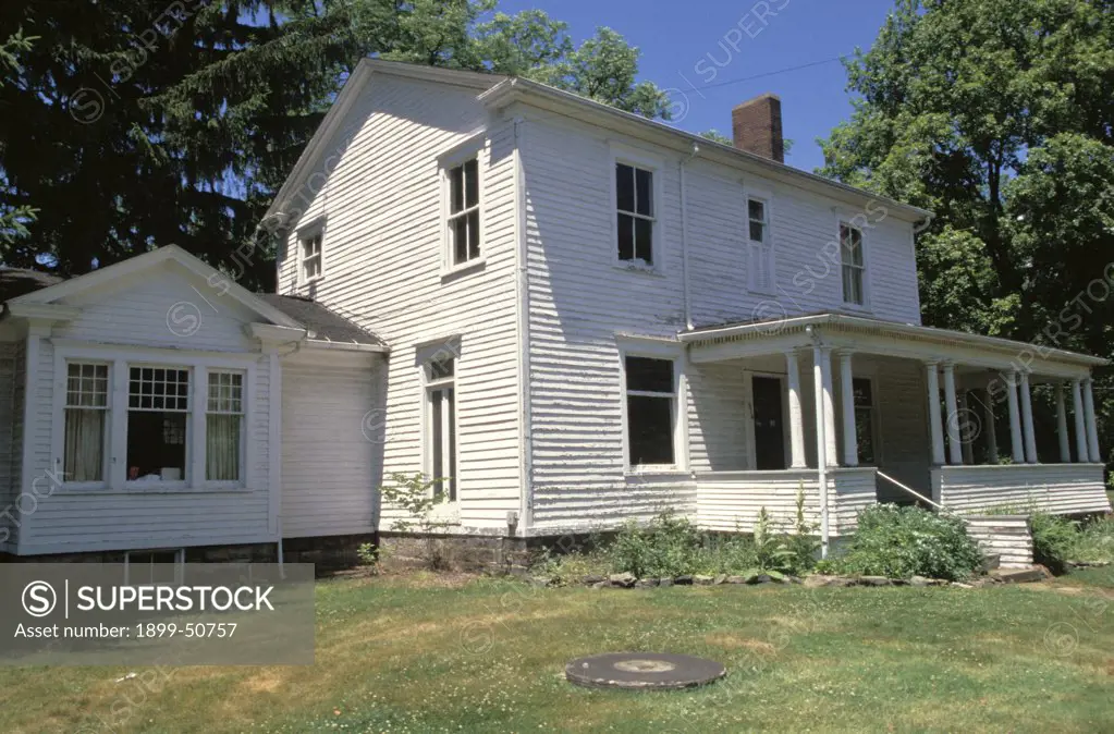 Ohio, Akron. Abolitionist John BrownS House