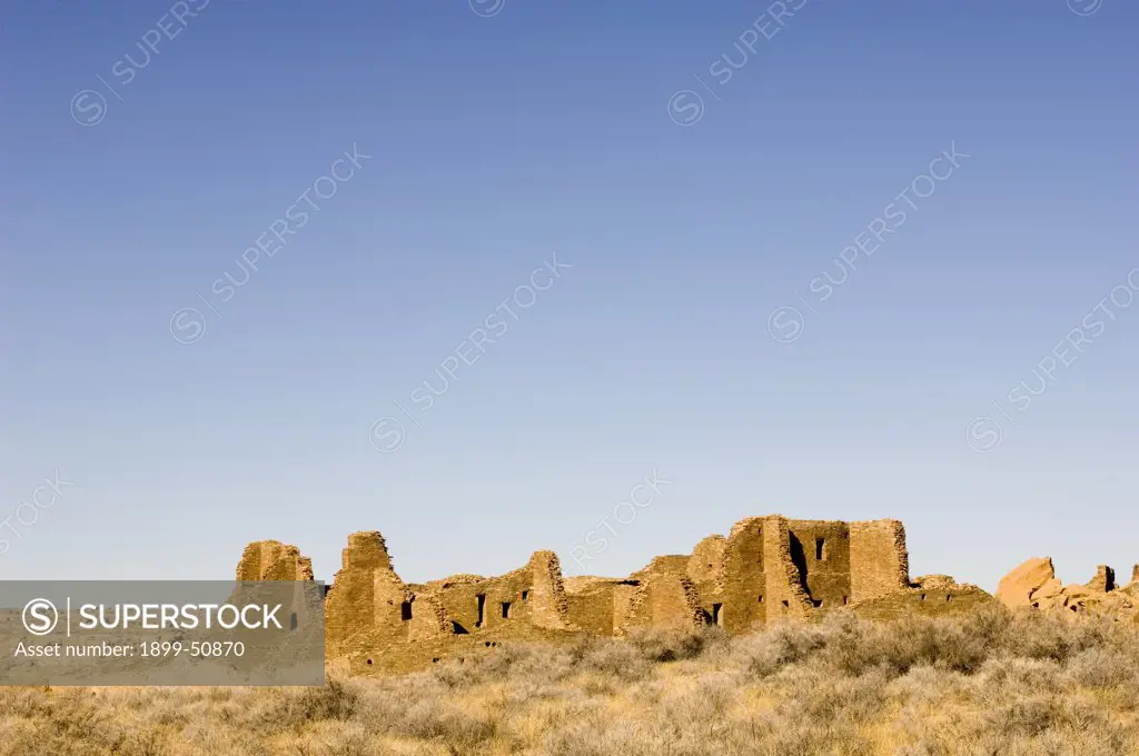 New Mexico, Chaco Culture National Historic Park. Pueblo Bonito