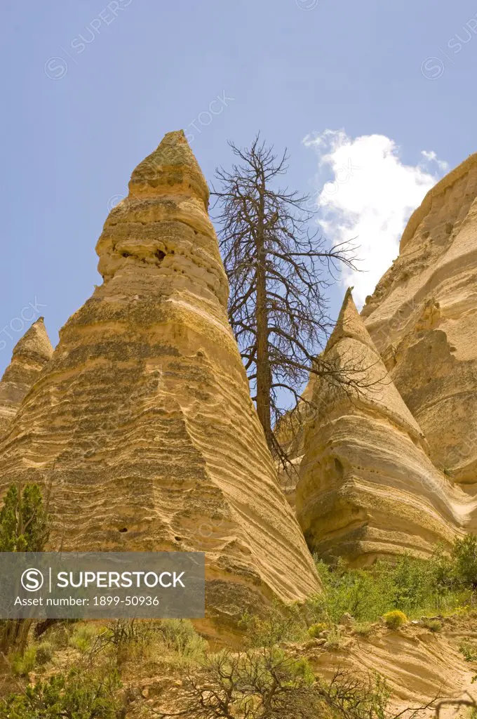 Kasha-Katuwe Tent Rocks National Monument, New Mexico Was Designated A National Monument In January 17, 2001. The Cone Shaped Tent Rock Formations Were Formed By Volcanic Eruptions About 6 To 7 Million Years Ago.