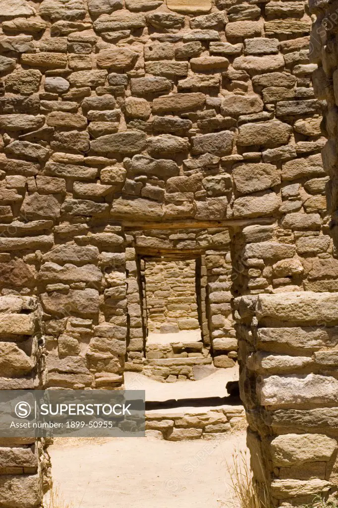 Aztec Ruins National Monument, New Mexico.Midway Between Two Ancestral Pueblo Centers Of Mesa Verde And Chaco Canyon This Pueblo Flurished From About 1050 To 1150.