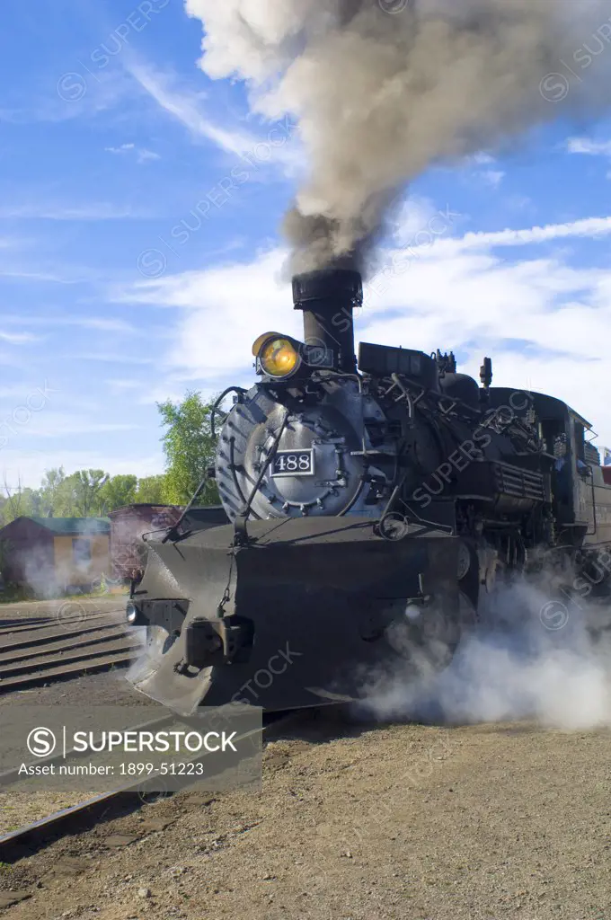 The Cumbres And Toltec Scenic Railroad Is A Coal Fired, Steam Powered Narrow Gauge Railroad That Travels From Chama, New Mexico To Antonito, Colorado.