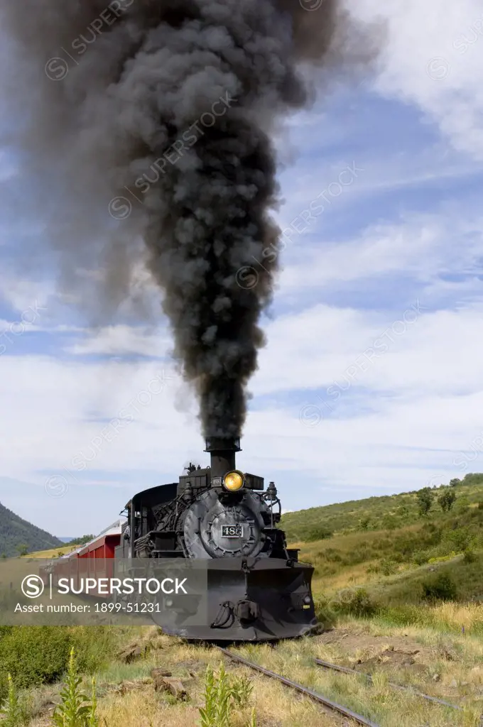 The Cumbres And Toltec Scenic Railroad Is A Coal Fired, Steam Powered Narrow Gauge Railroad That Travels From Chama, New Mexico To Antonito, Colorado.