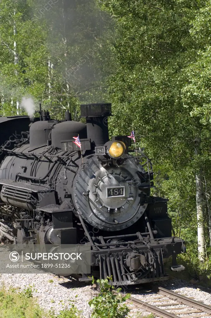 The Cumbres And Toltec Scenic Railroad Is A Coal Fired, Steam Powered Narrow Gauge Railroad That Travels From Chama, New Mexico To Antonito, Colorado.