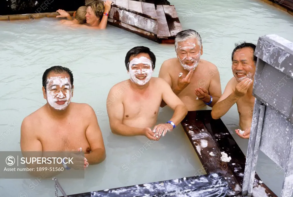 Iceland. Blue Lagoon. Geo Thermo Spa. Japanese Tourists