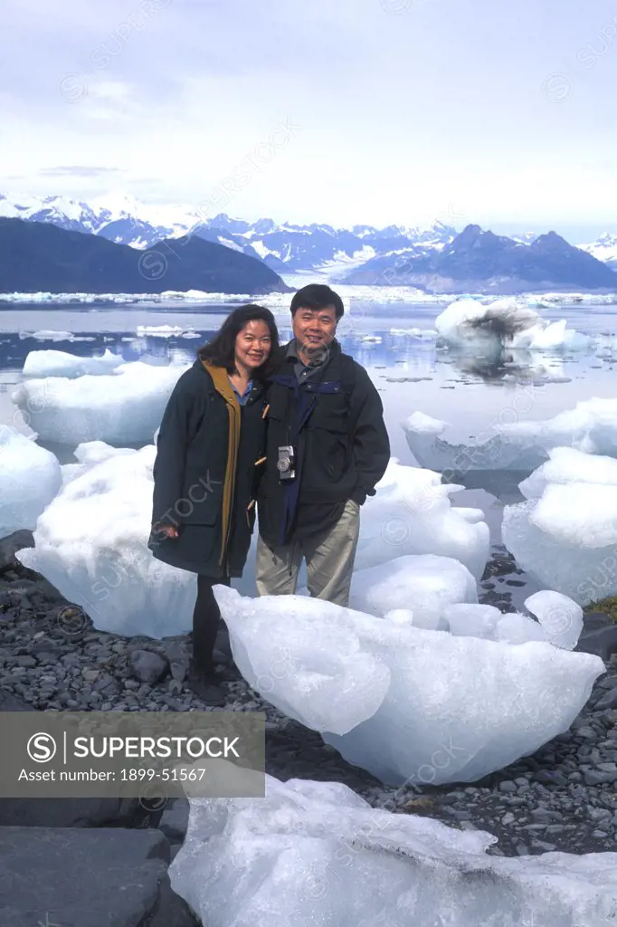 Alaska, Prince William Sound. Tourists