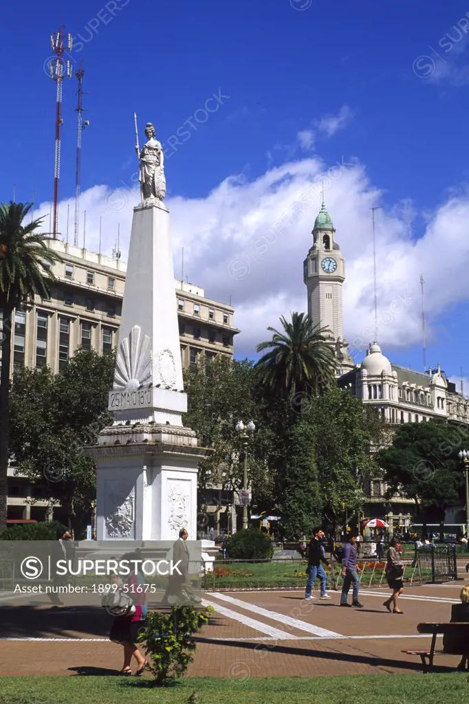 Argentina, Buenos Aires. Plaza De Mayo