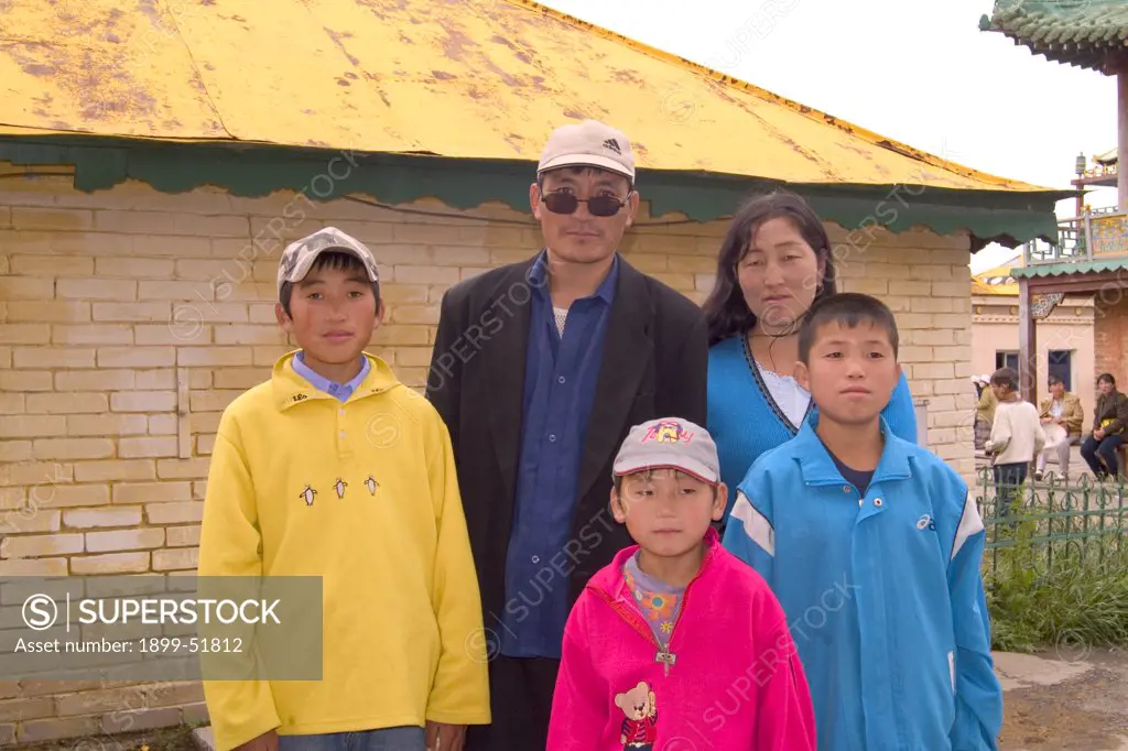 Mongolia, Ulaan Baatar, Family Portrait