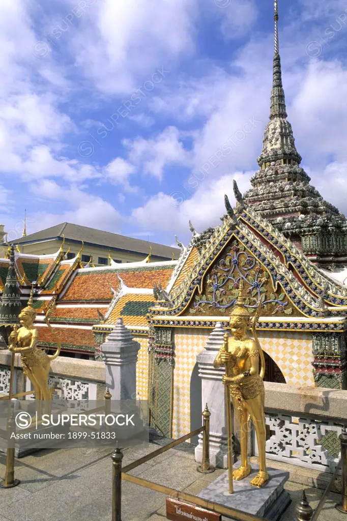 Thailand, Bangkok. Grand Palace. Emerald Buddha