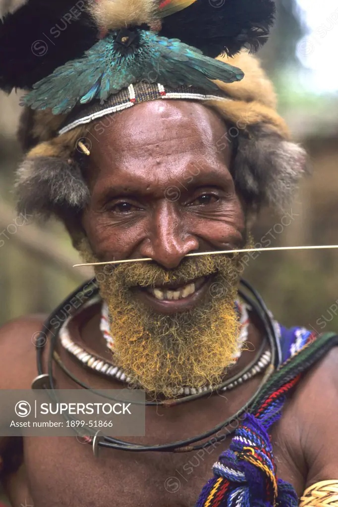 Papua New Guinea. Huli Wigman