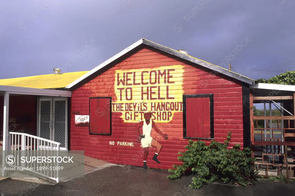 Cayman Islands. Town Of Hell. Gift Shop
