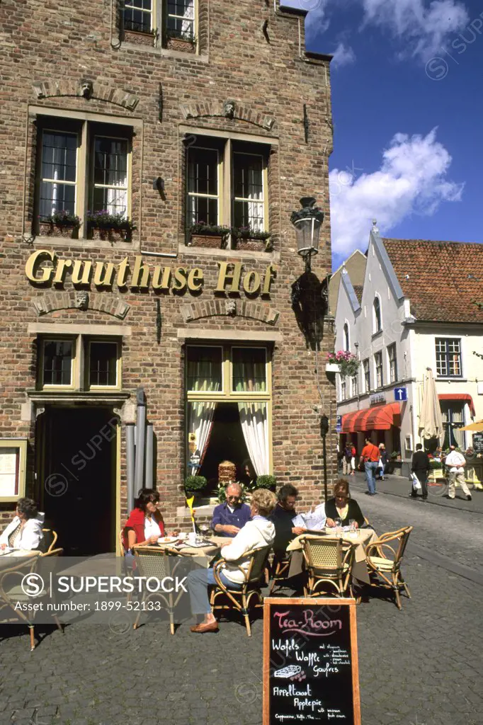 Belgium, Bruges, Gruuthuse Hof Restaurant And Bar