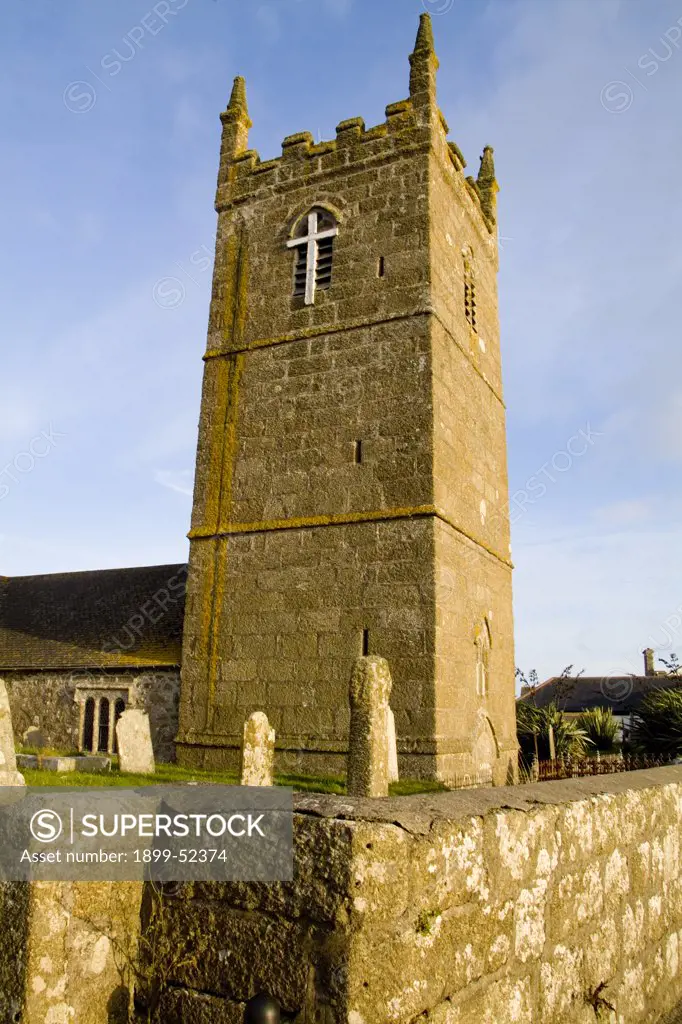 St Sennen Church Founded 520 Ad Near Lands End On Southernmost Tip Of England In Cornwall