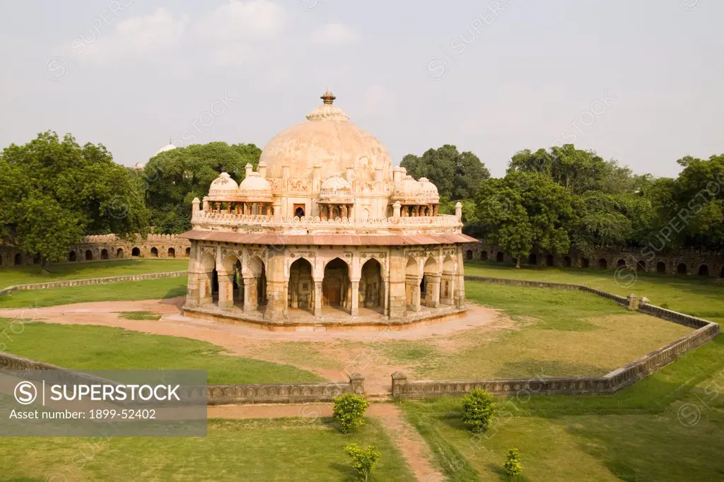 Park In New Delhi India Of Isa Khan Tomb Burial Sites