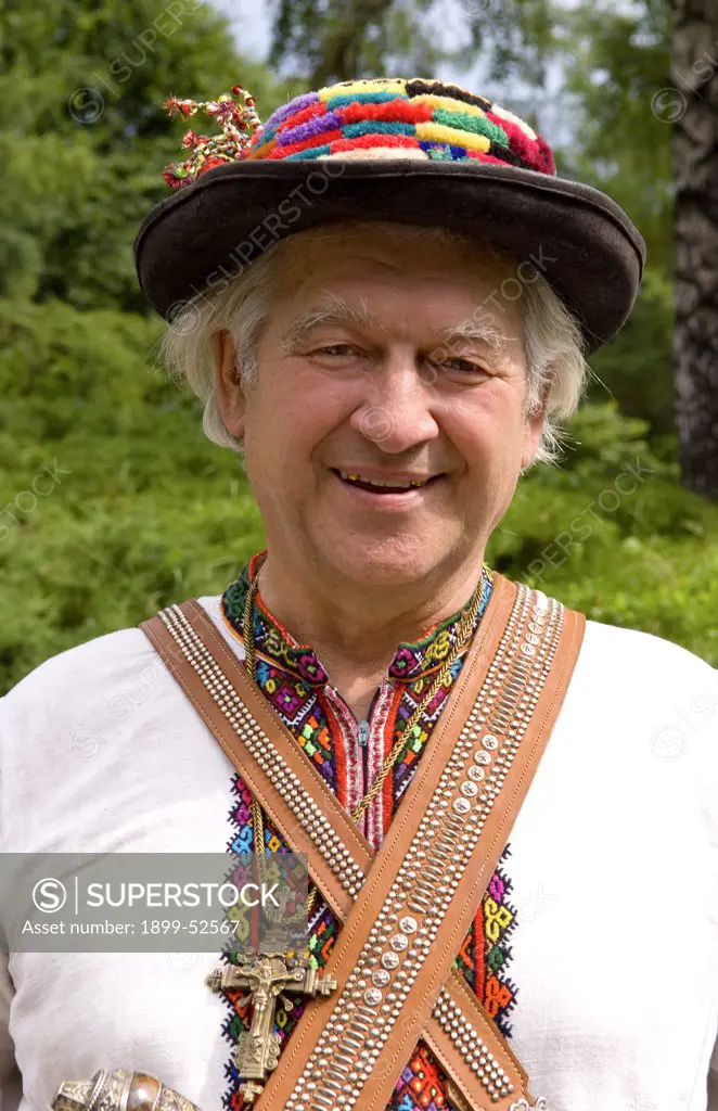 Man In Traditional Dress In Kiev, Ukraine.