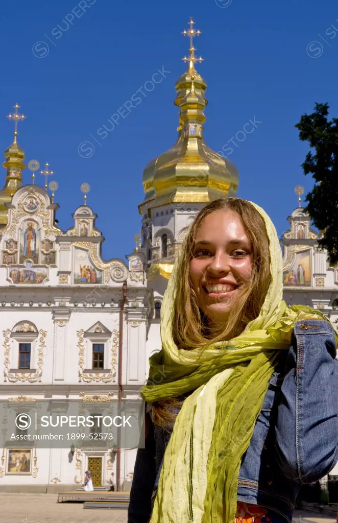 Pechersk Lavra Church, Kiev, Ukraine. Russian Orthodox Cathedral