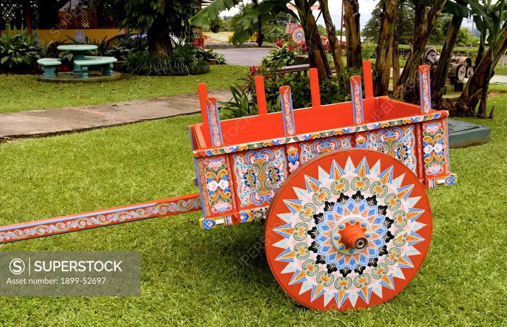 Traditional Carriage In Costa Rica.