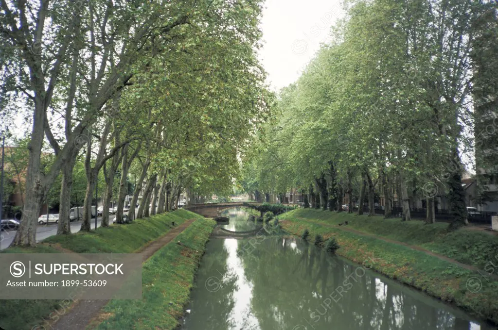 France. Toulouse. Canal Du Midi.1667-1680. Chief Engineer, Pierre-Paul Riquet. Unesco World Heritage Site.