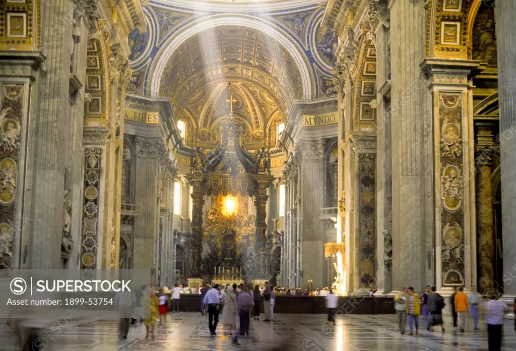 Italy, Rome. St. Peter'S Basilica.
