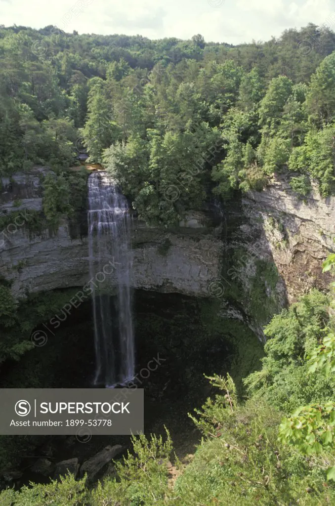 Tennessee. Fall Creek State Park. Fall Creek Falls. Highest Waterfall East Of The Rockies. 256' Drop.