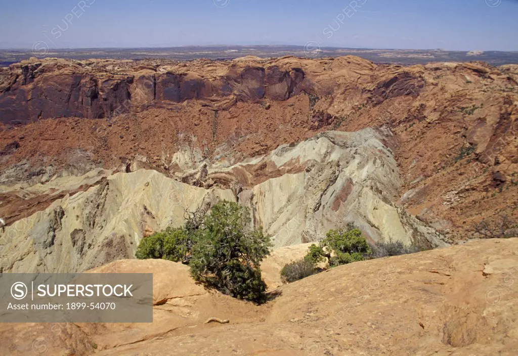 Utah. Canyonlands National Park. Upheaval Dome.