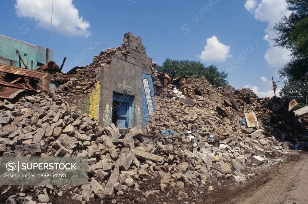 India, Maharashtra, Latur. Destruction From 1993 Earthquake