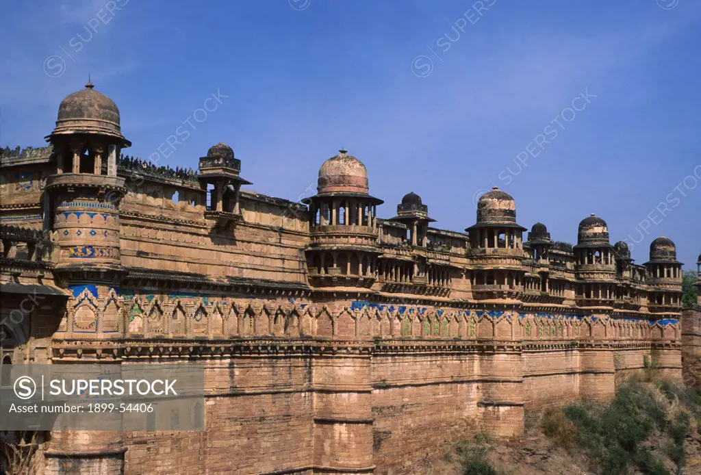 India, Madhya Pradesh. Gwalior Fort.