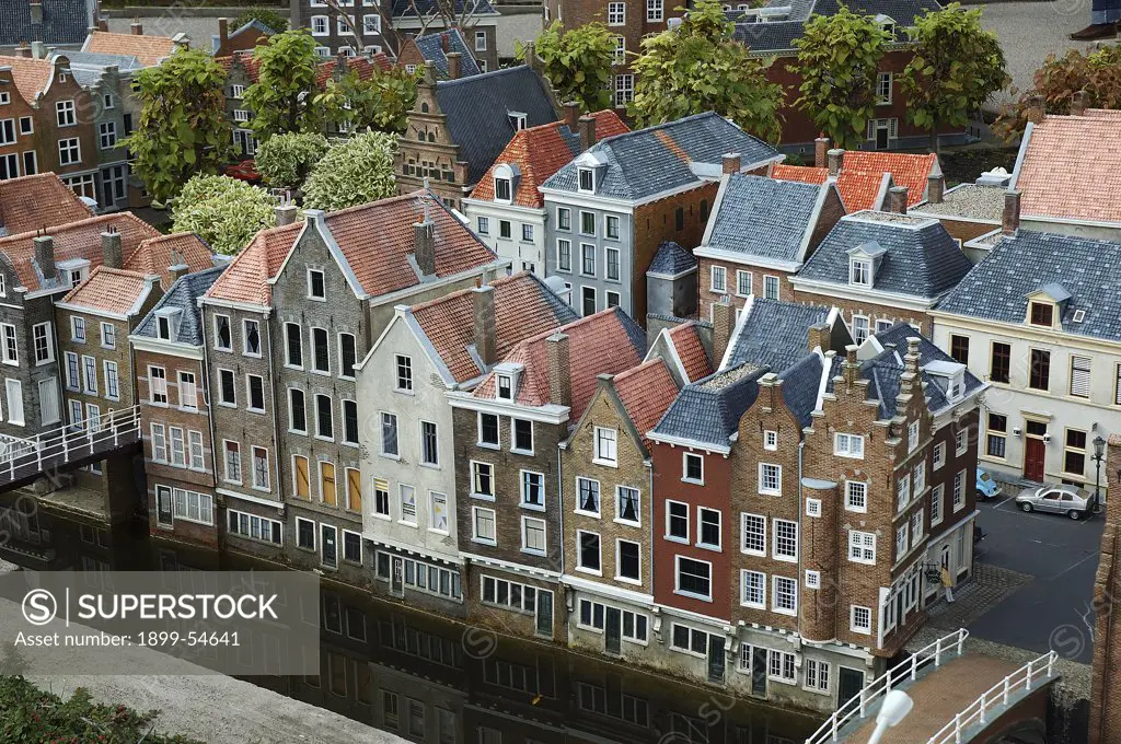 Miniature Of Amsterdam City At Madurodam, Den Hag, Netherlands, Holland, Europe