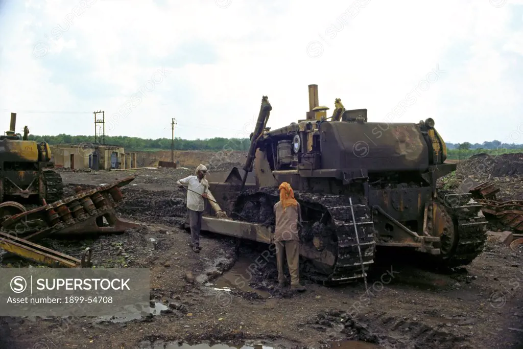 Open Cast Coal Mine, Dhanbad, Bihar, India