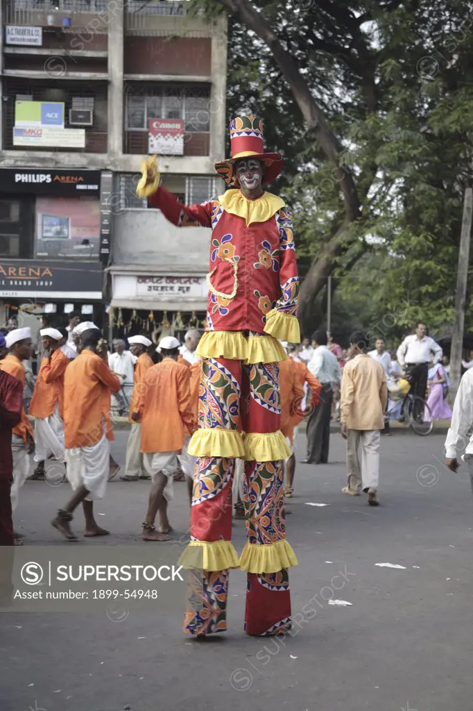 Joker, At An Indian Religious Procession