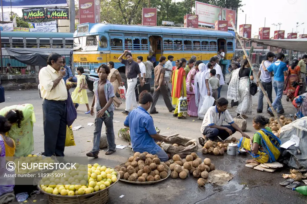 Market Activities, Calcutta Kolkata, West Bengal, India