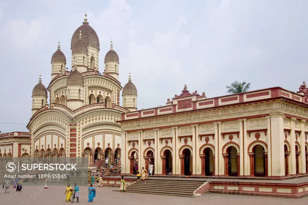 Dakshineshwar Kali Temple, Ramkrishana Parmhans Lived Here As Priest, Calcutta Kolkata, West Bengal, India