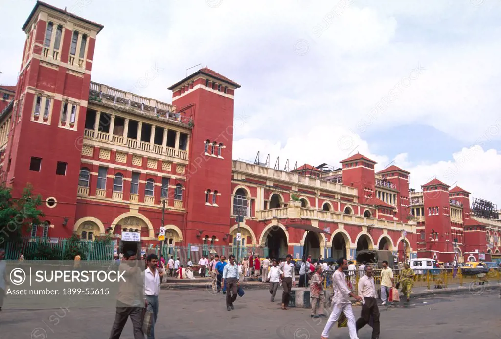India, West Bengal, Calcutta. Howrah Station