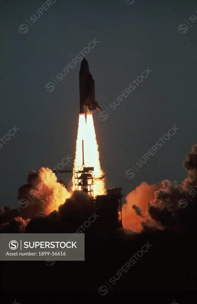 Liftoff Of Space Shuttle Columbia; 1St Mission