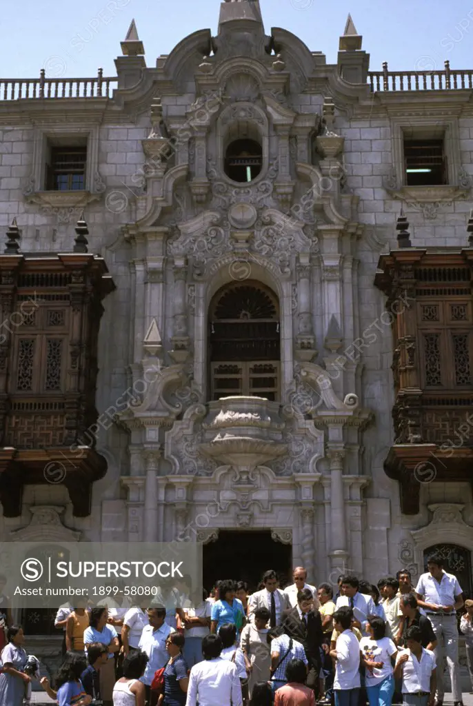 Peru, Lima. Cathedral