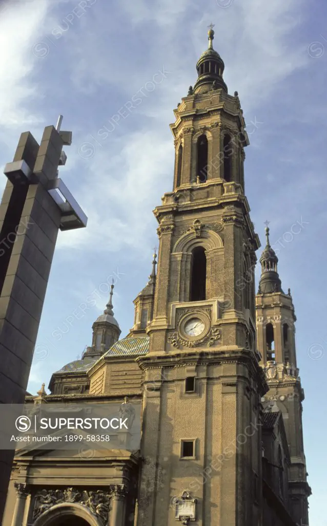 Spain, Zaragoza. Basilica De Nuestra Señora Del Pilar.