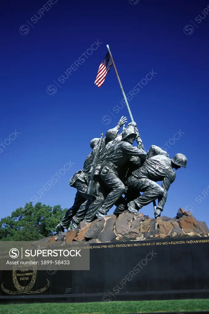 Washington, Dc. Iwo Jima Marine Memorial.