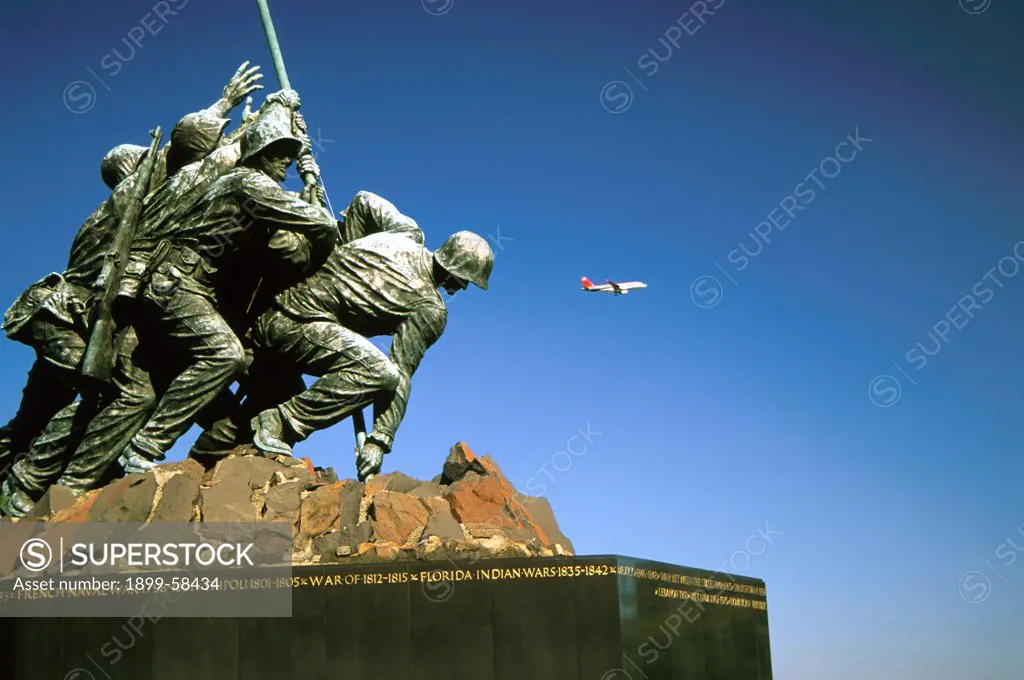 Washington, Dc., Iwo Jima Marine Memorial.