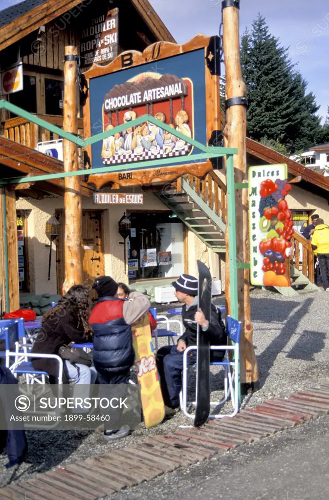 Argentina. Bariloche. Ski Area. Cafe.