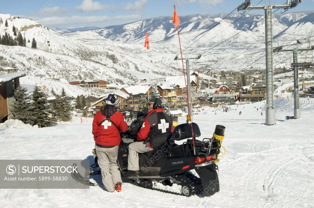 Ski Patrol. Colorado, Snowmass. Ski Resort