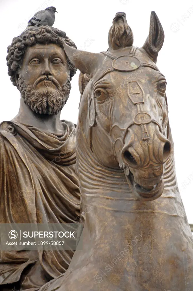 Statue, Marcus Aurelius, Rome, Italy