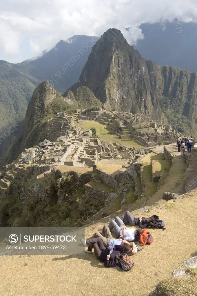 Tired Tourists, Macchu Picchu, Peru