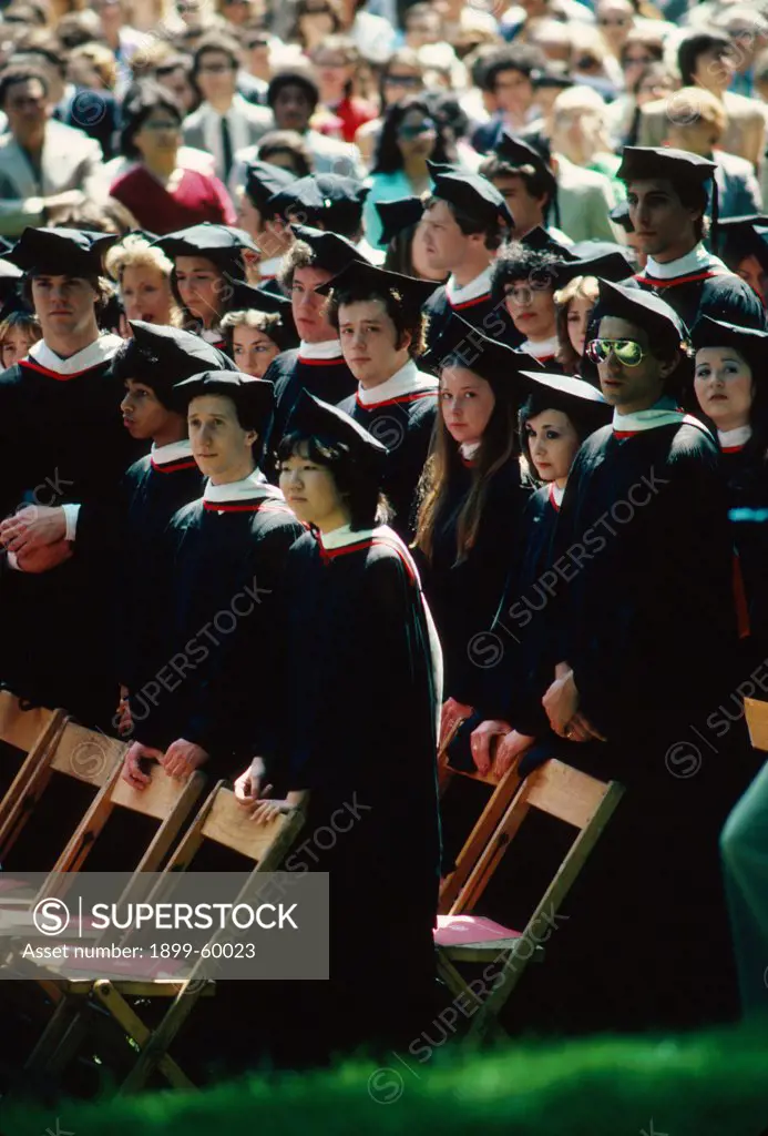 College Graduates At Ceremony
