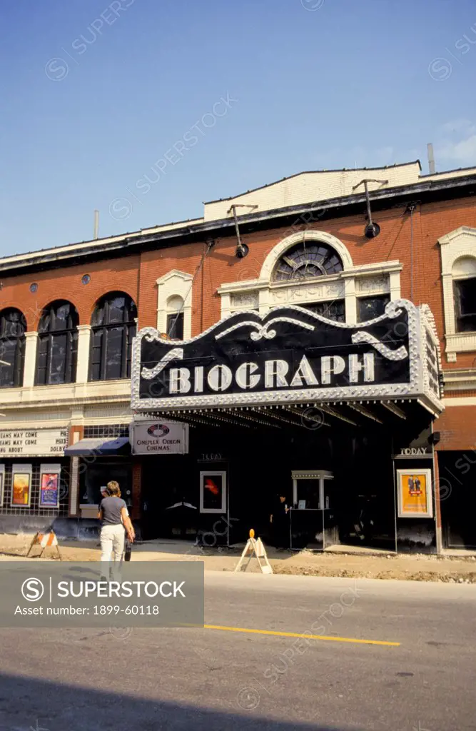 Illinois, Chicago. Biograph Movie Theater.