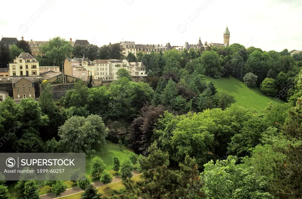 Luxembourg. Luxembourg City. Landscape.