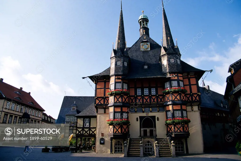 Germany, Wernigerode. The Rathaus On Marktplatz