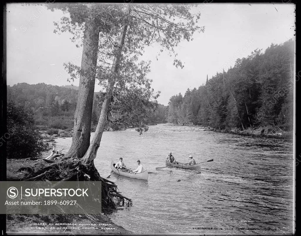 An Adirondack Mountain Stream C 1902 William Henry Jackson, 1843-1942 Photographer
